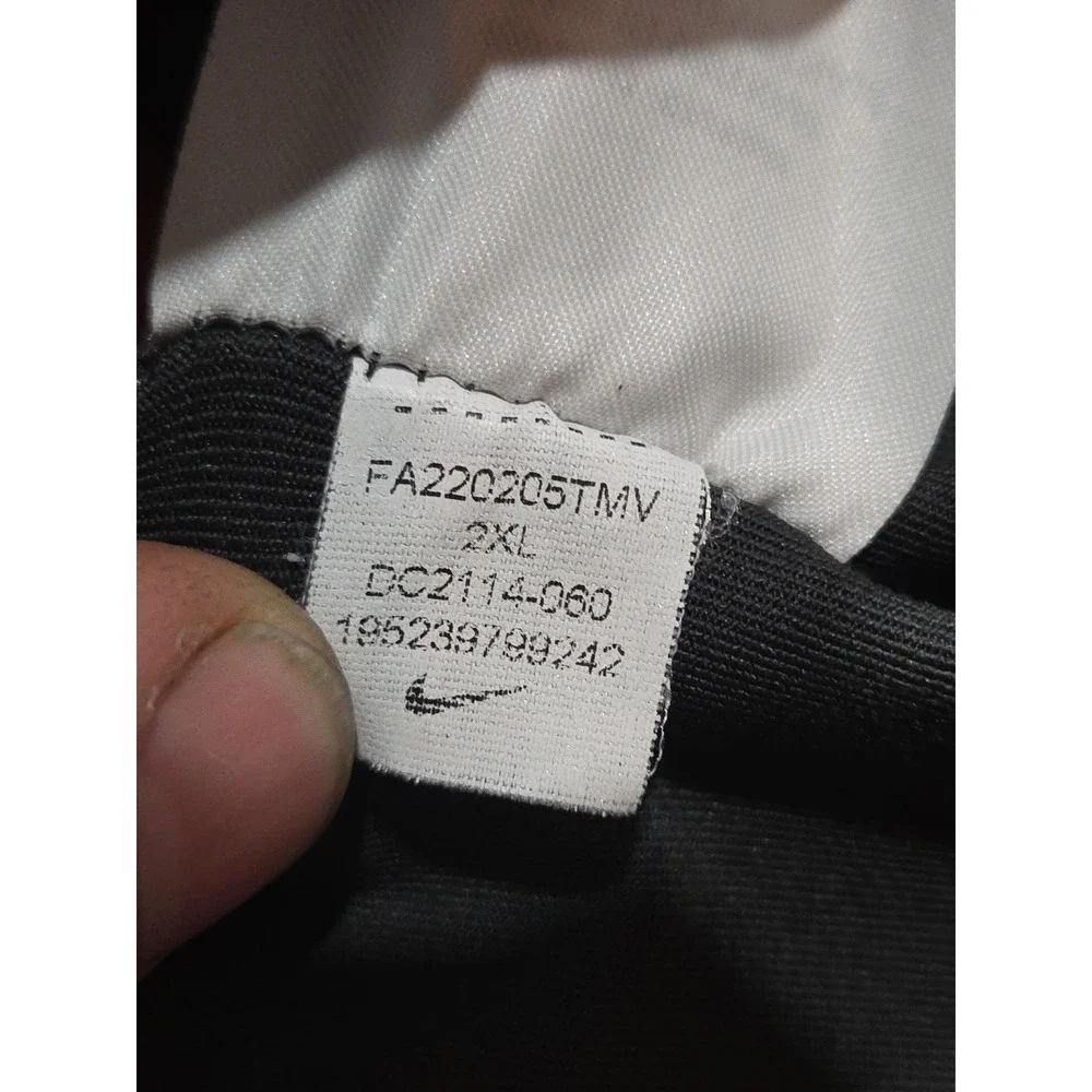 Nike Golf Dri-fit Standard fit Gray Polo Golf Shirt Mens Sz XXL